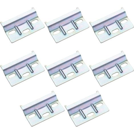 8-teiliges Befestigungsset Für Hängeschienen, Wandträgerplatten Für Schränke, Küchenmöbel, Hängeschränke, Anschraubbare Regaltüren