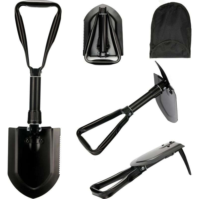 Klappspaten, Tragbarer Gartenspaten, Camping-gartenspaten, Gartenschaufel, 62 Cm