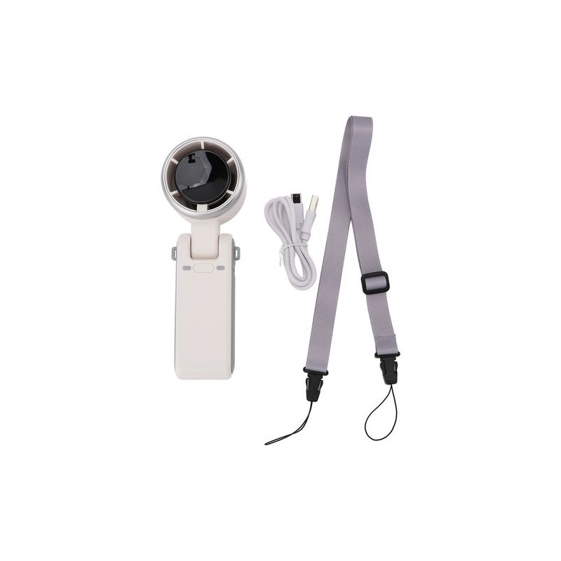 Ortviai 3-in-1 Tragbarer Hand-/nacken-/tischventilator Mit Led-anzeige, 5 Geschwindigkeitsstufen, 3600-mah-akku, 150° Faltbar