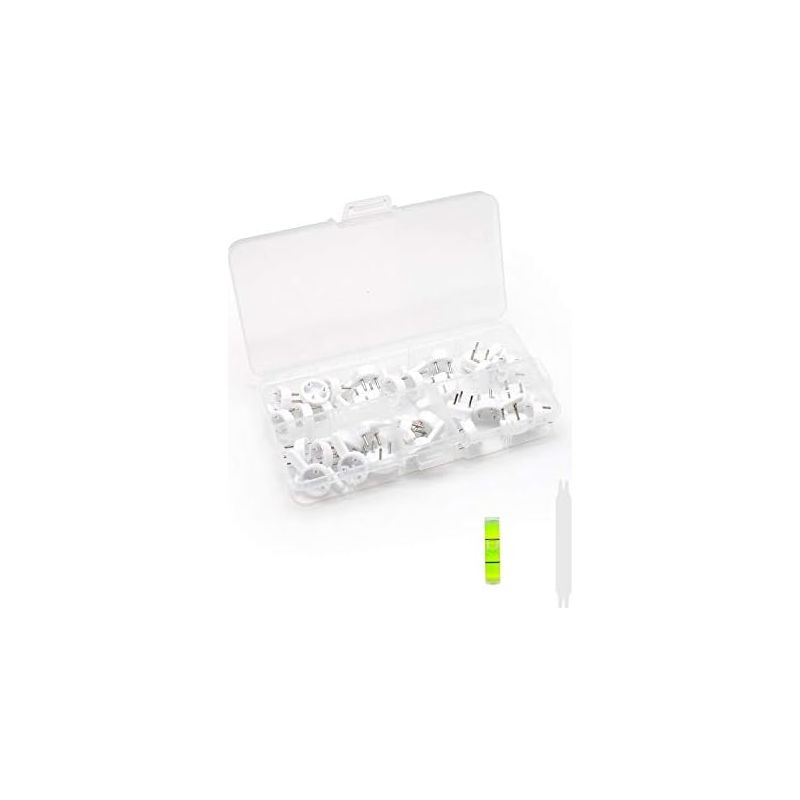 Bilderhaken, 30 Stück, Bohrfreie Bilderhaken, Unsichtbare 2,5 Cm Wandhalterungen Mit Aufbewahrungsbox, Ideal Zum Aufhängen Von Bildern, Fotos Und Spiegeln – A