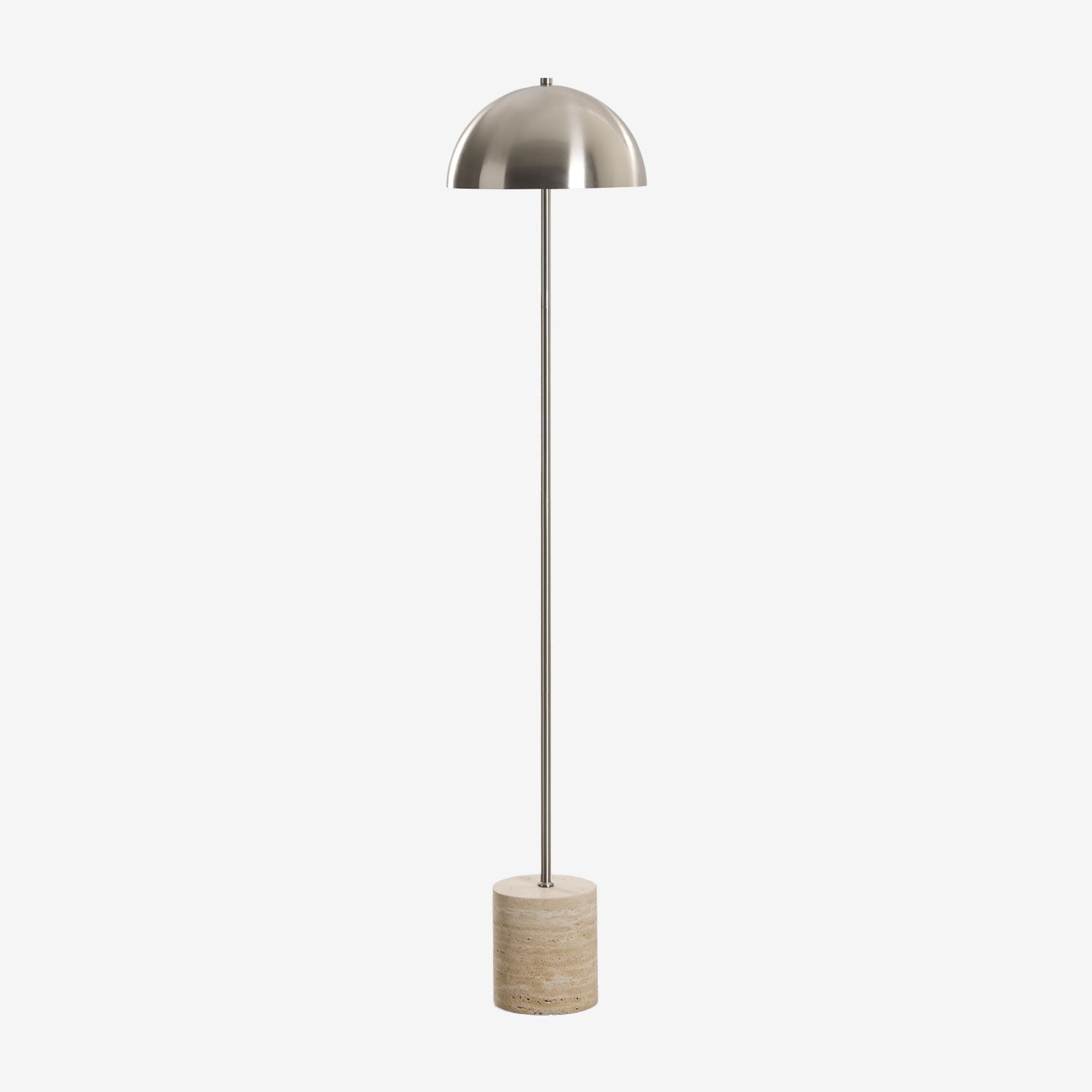 Sklum Led-stehlampe Für Den Außenbereich Aus Edelstahl Und Naturstein Nicolas Travertine