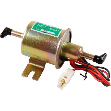 Hochleistungs-elektrokraftstoffpumpe Aus Metall, Universal Automotive Hep-02a 12v Für Benzin Und Diesel (gold)