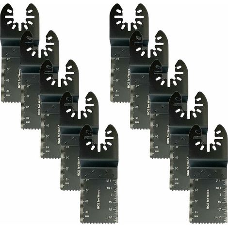 Packung Mit 10 Multifunktions-sägeblättern, 34 Mm, Kompatibel Mit Fein Multimaster, Makita, Dewalt Und Anderen Multifunktions-oszillationswerkzeugen.