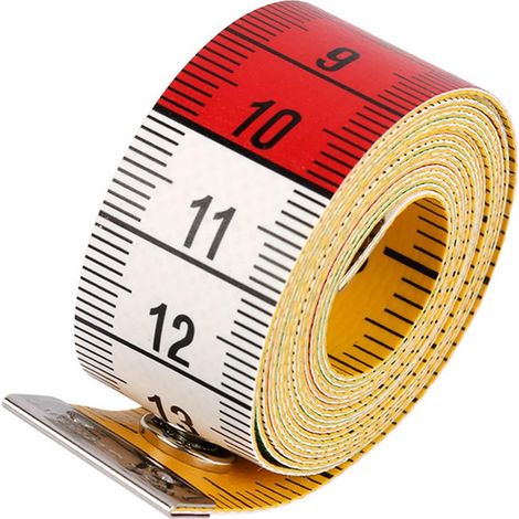Doppelseitiges, Flexibles Nähmaßband, 1,5 M (60 Zoll), Schneidermaßband (1 Stück)
