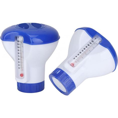 Schwimmender Chlortablettenspender, 2er-packung, Für Innen- Und Außenschwimmbäder, Whirlpools, Hot Tubs Und Fischteiche