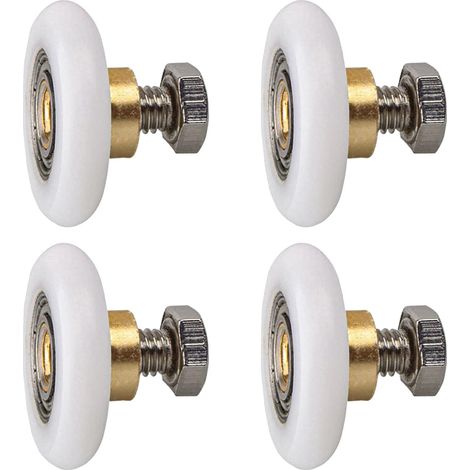 Duschkabinenrollen, 23 Mm Schiebetürrollen, Ersatzrollen, 4 Stück