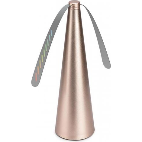 Fliegenabwehr – Tragbarer Fliegenventilator – Mückenabwehr – Tischventilator (1 Stück, Gold)