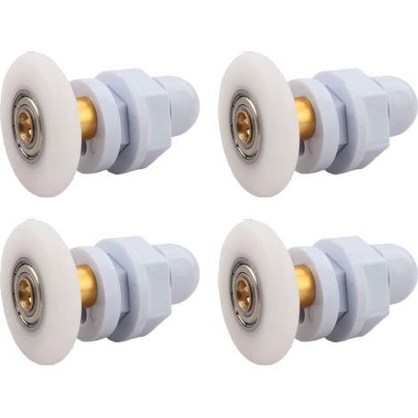 Duschtürrolle, Kupferspindelrolle, Passend Für Badezimmer-glasschiebetüren (29 Mm), 4 Stück