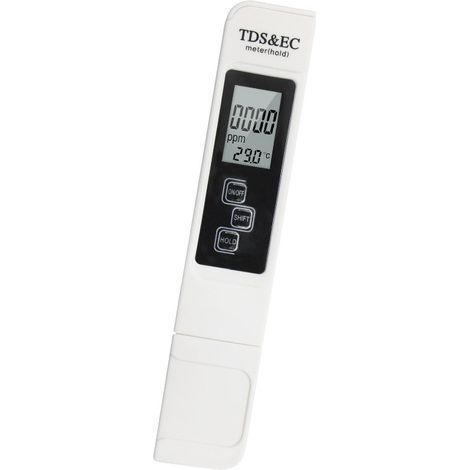 Elektronisches 4-in-1-ph-, Tds-, Ec- Und Temperaturmessgerät Mit Lcd-bildschirm, Automatischer Kalibrierung, Für Schwimmbäder, Aquarien, Labore Usw.