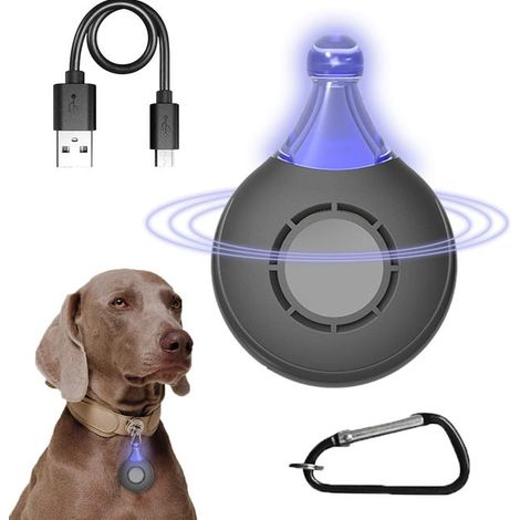 Elektronisches Floh- Und Zeckenabwehrgerät Mit Usb-anschluss, Ultraschall, Tragbar, Schwarz