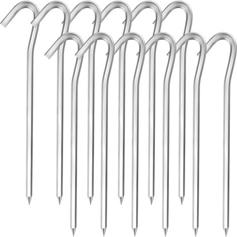 12 Heringe, 18 Cm Lange Heringe Aus Aluminiumlegierung Für Camping, Picknicks, Wandern Und Angeln Im Freien