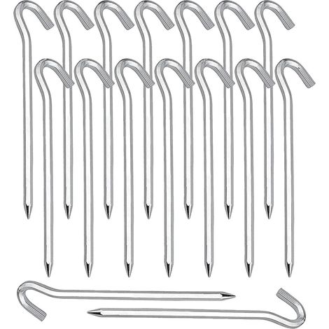 20 Zeltnägel, 18 Cm Lange Bodenanker Aus Aluminiumlegierung Für Camping, Picknicks, Wandern Und Angeln Im Freien.