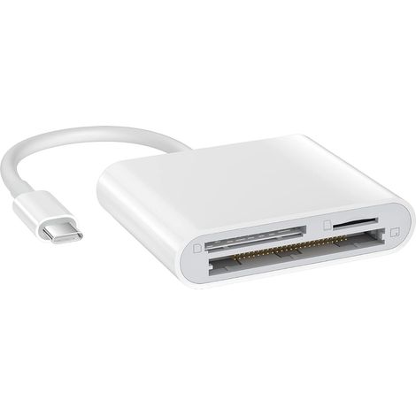 Usb-c Cf/sd/tf-kartenleser, 3-steckplatz-compactflash-leser, Micro-sd-speicherkartenadapter Kompatibel Mit Macbook Pro/air M1,
