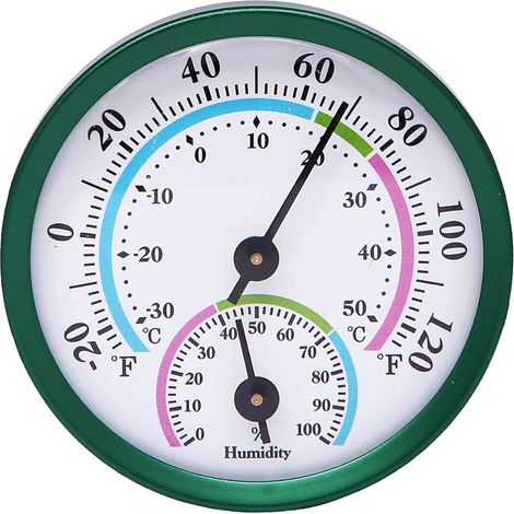 Mini 2-in-1 Innenthermometer Und Hygrometer, Temperatur- Und Feuchtigkeitsmonitor Für Zuhause Und Büro (grün)