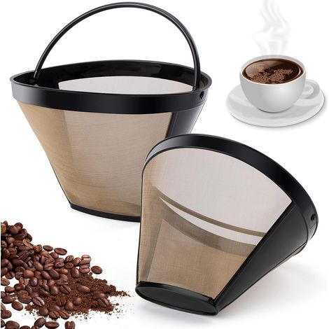 Kaffeefilter, 100 Mesh, Wiederverwendbar, Geeignet Für Küche, Büro, Café, Bäckerei.