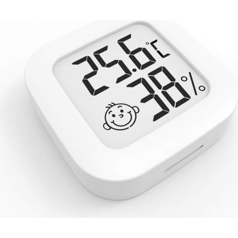 Mini-hochpräzisions-digital-hygrometer-thermometer Für Den Innenbereich, Temperatur- Und Feuchtigkeitsmonitor, Komfortniveauanzeige.