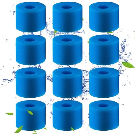 12er-pack Schaumstofffilter Für Intex S1 Pools - Schaumstofffilter, S1 Filterschwämme
