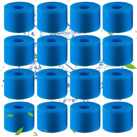 16er-pack Intex S1 Schaumstoff-poolfilter - Schaumstofffilter Für Whirlpools Und Pools