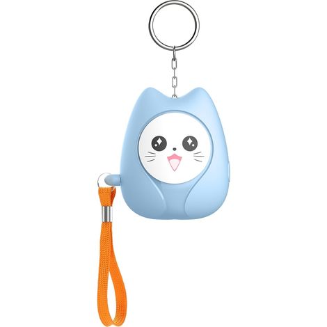 Persönlicher Sicherheitsalarm, 130 Db Tragbare Taschensirene Mit Led-taschenlampe Für Kinder Und Ältere Menschen (blau)
