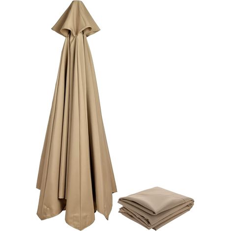 Ersatzdach Für Garten-, Tisch- Und Sonnenschirme, 3 M, Khaki