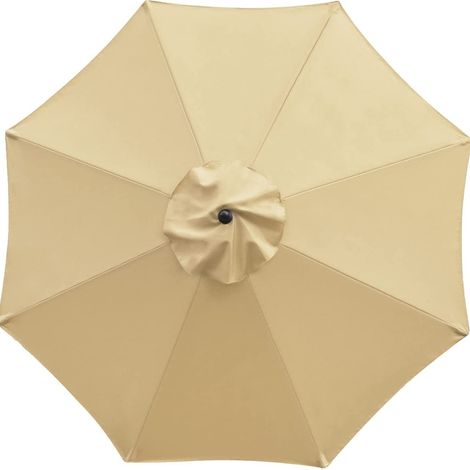 Ersatzdach Für Terrassen-sonnenschirm, 2,7 M, Kompatibel Mit 8 Streben (khaki)