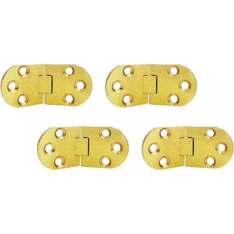 Scharnier Für Klapptische, Möbelscharniere, Nähmaschinenscharniere, Scharnier Aus Zinklegierung, 4er-pack, Gold