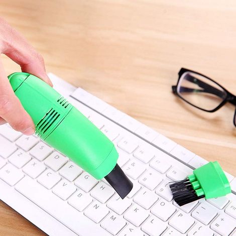 Mini-staubsauger (1 Stück), Usb-tastaturreiniger, Staubreinigungsset Mit Bürste Für Laptops