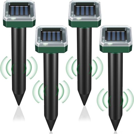 Solarbetriebene Nagetierabwehrgeräte, Schlangenabwehrgeräte Für Den Außenbereich Und Ultraschall-nagetierabwehrgeräte Für Rasenflächen Und Gärten