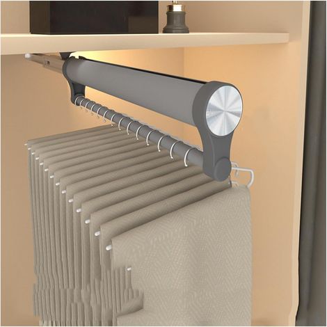Teleskopierbare Kleiderstange Aus Aluminium, Kleiderstange Für Platzsparende Kleiderschränke, Verstellbare Kleiderstange (492 Mm)