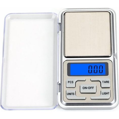Präzisionswaage, 200 G, 0,01 G, Taschenwaage, Juwelierwaage, Tara-funktion, Für Küche, Kaffee, Medizin
