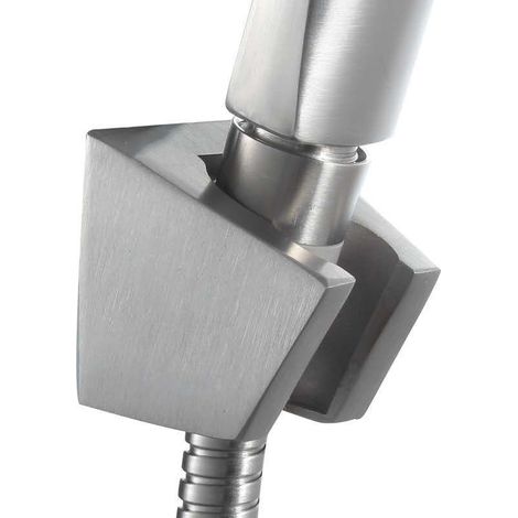 Handbrausehalter Aus Edelstahl Sus304, Fester Sockel, Verstellbares Duschzubehör