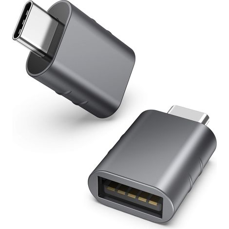 2er-pack Usb-c-auf-usb-adapter, Usb-c-stecker Auf Usb-3.0-buchse, Kompatibel Mit Macbook Pro/air 2021, Imac Und Ipad Mini 6/pro