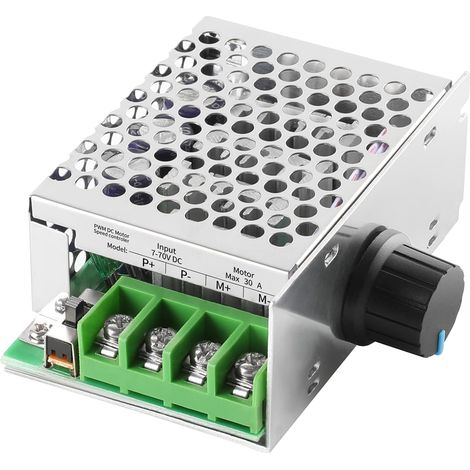 Drehzahlregler Für Gleichstrommotoren, Spannungsbereich 7-70v, Ausgestattet Mit Einer 30a-sicherung, Steuerspannung 12v 24v 36v 48v.
