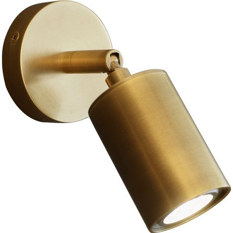 Wandleuchte Komplett Aus Kupfer Für Das Hauptschlafzimmer, Schlichte Nachttischlampe, Mini, Drehbar, Verstellbarer Winkel, Mit Wippfunktion.