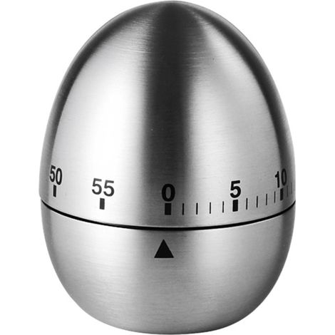 Küchentimer Aus Edelstahl Für 15 Eier Mit Drehbarem Mechanischem Alarm Und 60-minuten-kochtimer