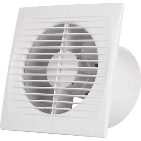 Geräuscharmer Abluftventilator Mit Rückschlagventil (220 V, 18 W, 15 X 15 Cm)