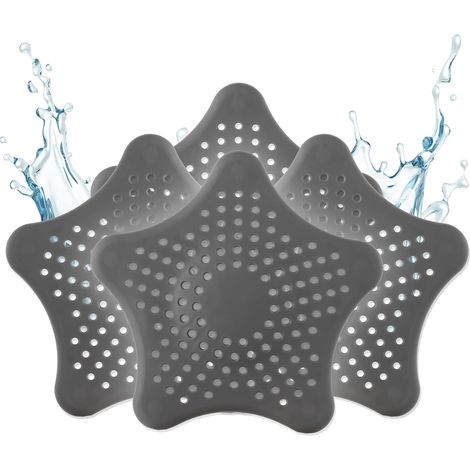 Universeller Silikon-abflussfilter – 3+1 Haarfilter – Duschfilter Mit Haarauffangschale – Abflussfilter Für Dusche Und Küche
