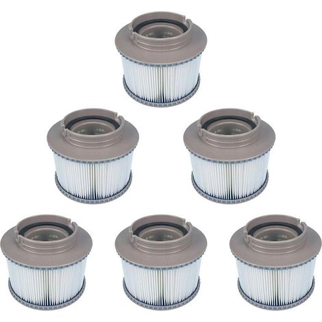 Poolfilter, Set Mit 6 Ersatzfiltern Für Mspa Fd2089, Filterpumpe, Für Bestehende Mspa-whirlpools