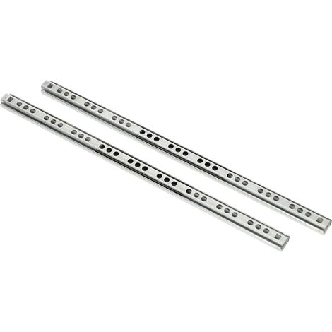 2 Stück, Geräuscharme Schubladenschienen, Teleskopierbare Kugellagerschienen Mit Dämpfung (310 Mm)