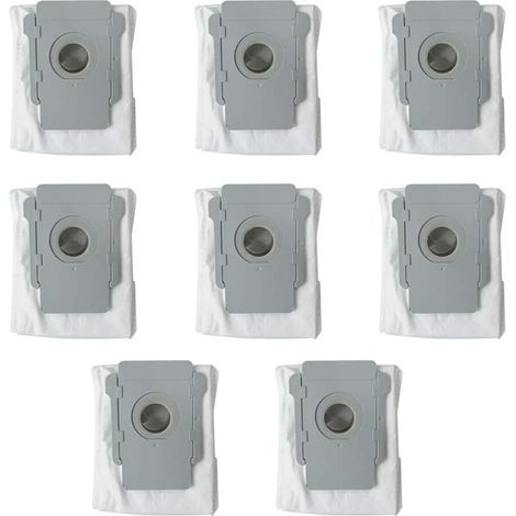 Packung Mit 8 Einweg-ersatzbeuteln Für Den Irobot Roomba I7 Staubsaugerroboter Mit Selbstreinigender Basisstation Und Staubauffang-zubehörset
