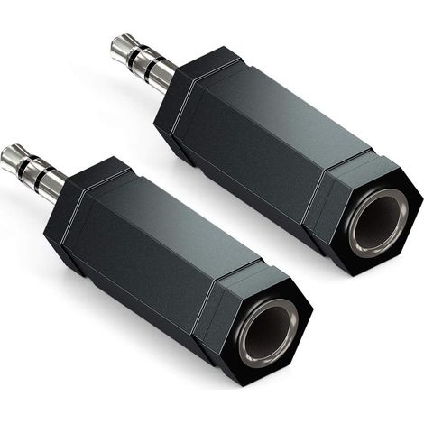 Adapter Von 3,5-mm-stereo-klinkenstecker Auf 6,5-mm-klinkenbuchse (hifi) Für Kopfhörer Im Heimkino.