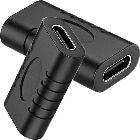 Packung Mit 2 Usb-c-kupplungen, Buchse-zu-buchse-adapter, Usb-c-auf-usb-3.1-verlängerungsanschluss Für Tablets, Mobiltelefone Und Laptops.