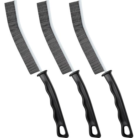 Reinigungsbürste Für Ecken, Badezimmer, Küchen, Geflieste Fenster Usw., 3-teiliges Set.
