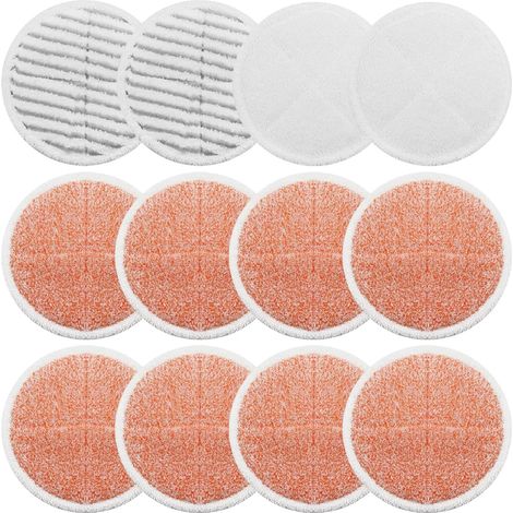 Ersatzpadset Für Bissell Spinwave 2039a Und 2124 Kehrmaschinen: 8 Feste Pads, 2 Weiche Pads Und 2 Reinigungspads.