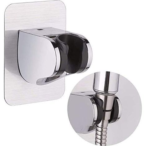 Duschhalterung Mit Saugnapf (2er-set) Für Verstellbare Duschköpfe, Wasserfester Kleber, Kein Bohren Erforderlich, Badezimmeraccessoires
