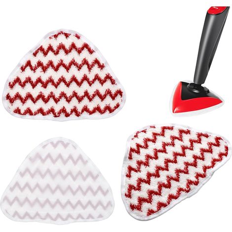 Packung Mit 3 Ersatzbezügen Für Vileda Dampfmopps, Die Schmutz, Staub Und Ablagerungen Auffangen.