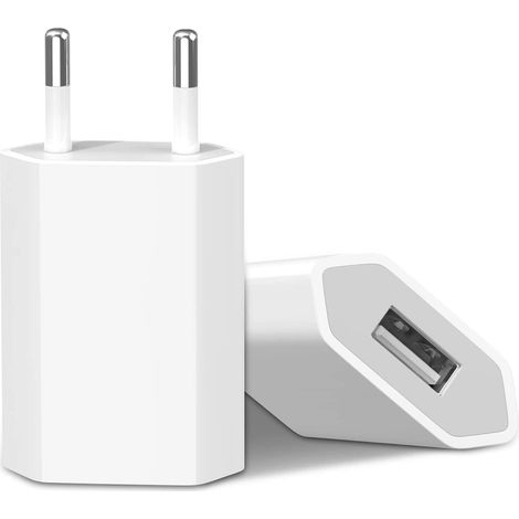2er-pack Universelle Schnell-usb-ladegeräte (5 W, 5 V, 1 A) – Ideal Für Reisen – Universell Kompatibel Mit Iphone, Apple, Samsung Galaxy, Raspberry Pi