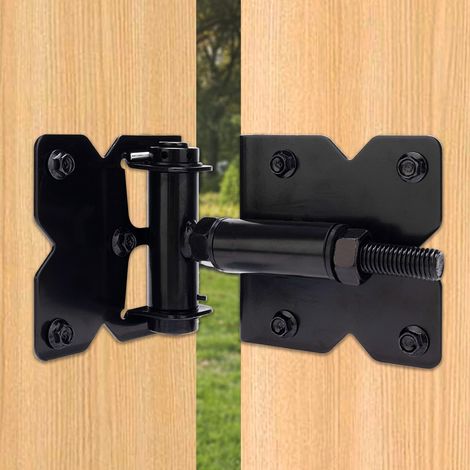 Hochleistungs-türscharniere – Ideal Für Gartenhäuser, Schränke, Holztüren, Zäune Usw. – 1 Stück, Schwarz