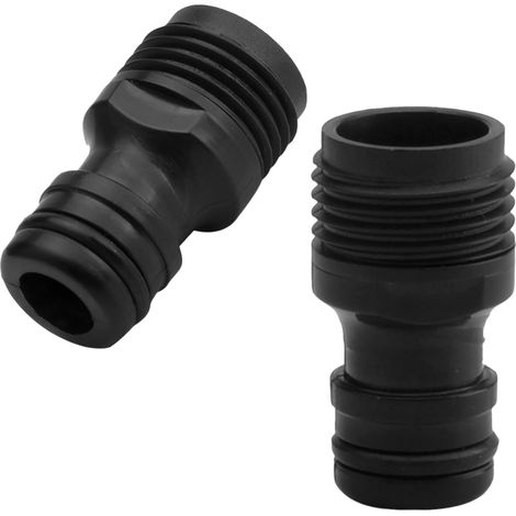 1/2"-außengewinde-anschlussstück Für Gartenschläuche, Schnellkupplung (2er-pack)