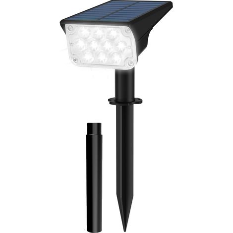 Solarbetriebener Weihnachtsstrahler – Ideal Für Gärten, Einfahrten, Höfe, Pools, Terrassen Usw. – 1 Stück, Weißes Licht